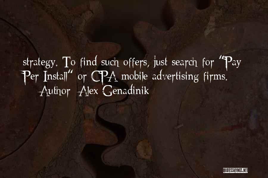 Alex Genadinik Quotes 1457315