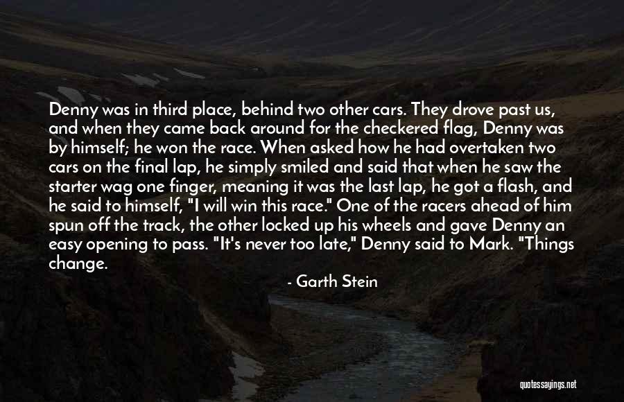 Alex Millar Quotes By Garth Stein Alex Millar Quotes By Garth Stein