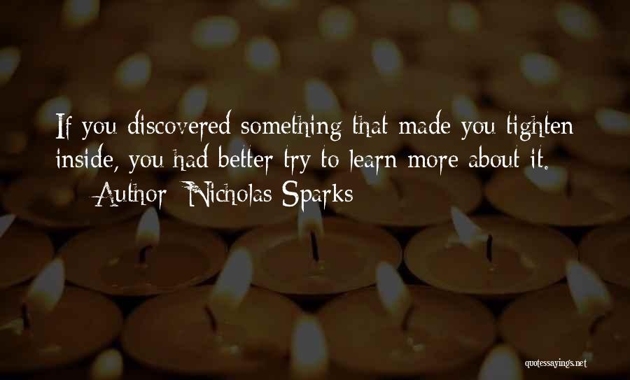 Alex P Keaton Quotes By Nicholas Sparks