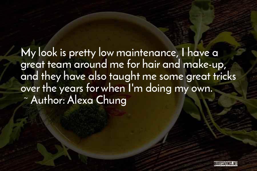 Alexa Chung Hair Quotes By Alexa Chung