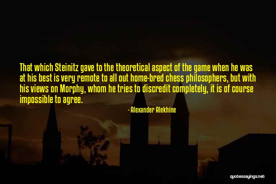 Alexander Alekhine Quotes 2035793