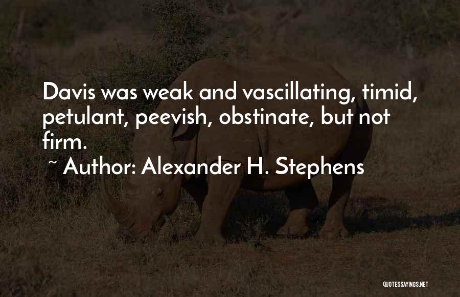 Alexander H. Stephens Quotes 1952856