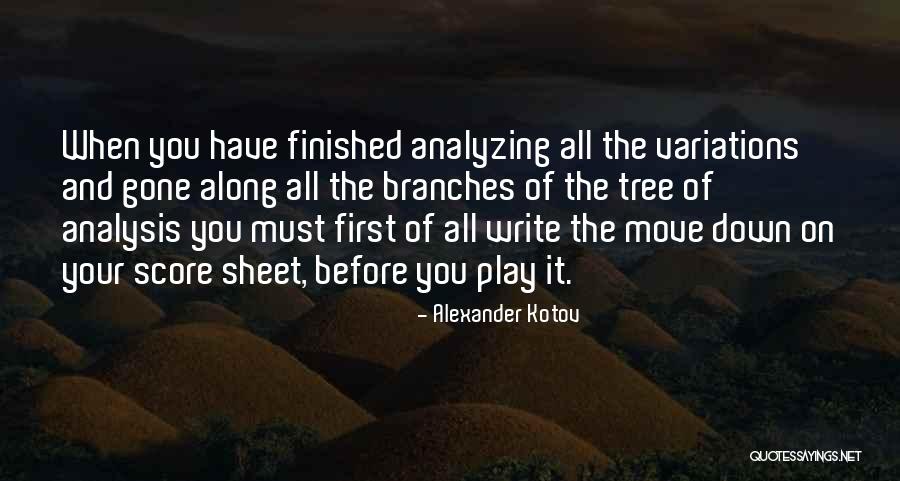 Alexander Kotov Quotes 1290015 Alexander Kotov Quotes 1290015