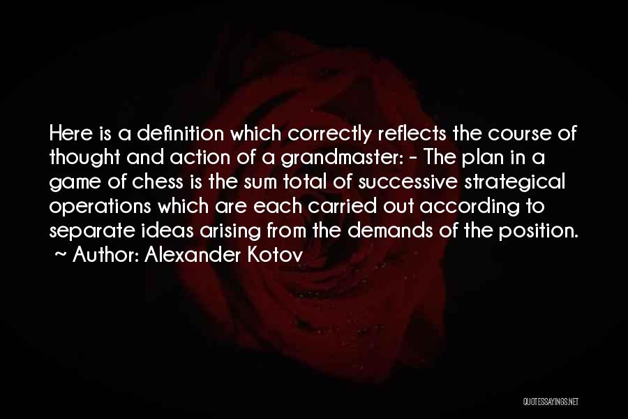 Alexander Kotov Quotes 260165