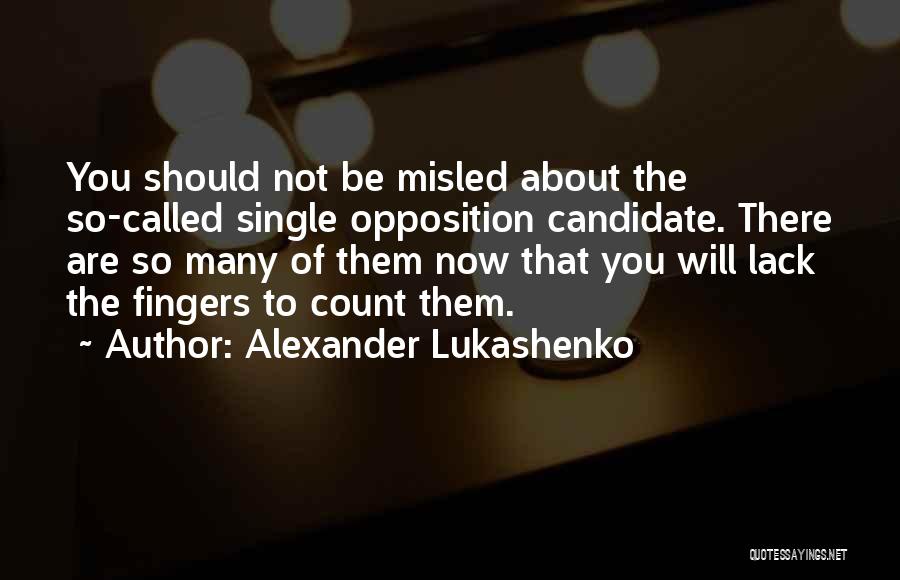 Alexander Lukashenko Quotes 180565