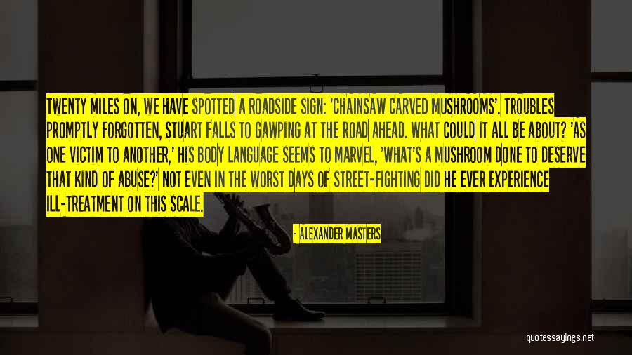 Alexander Masters Quotes 398025