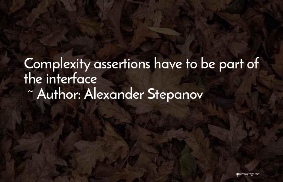 Alexander Stepanov Quotes 1534443