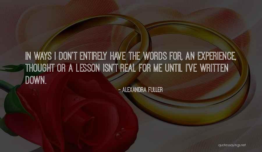 Alexandra Fuller Quotes 1005163 Alexandra Fuller Quotes 1005163