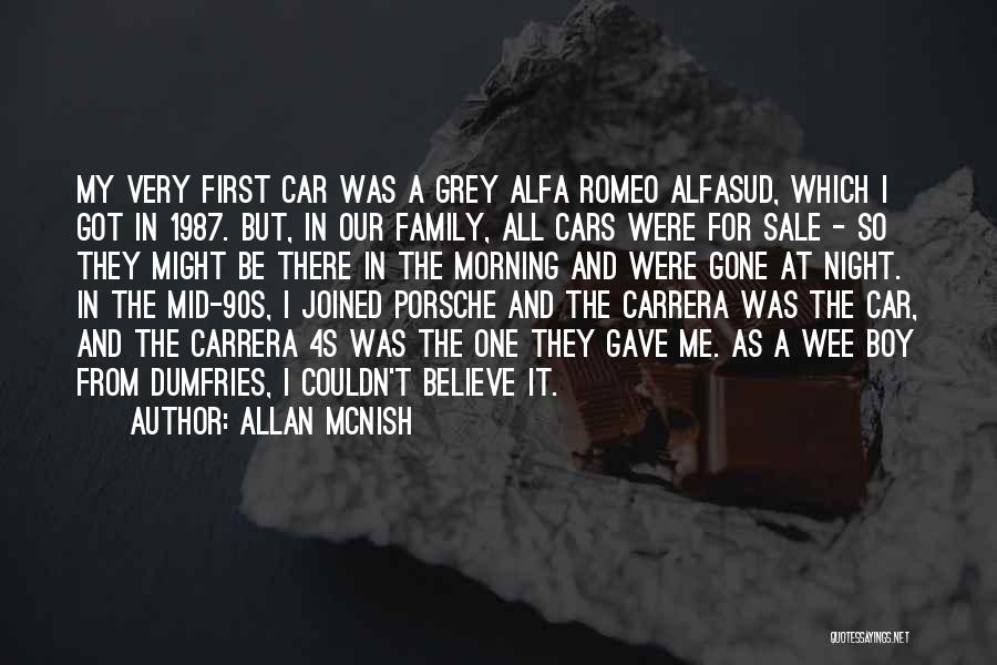 Alfa Car Quotes By Allan McNish