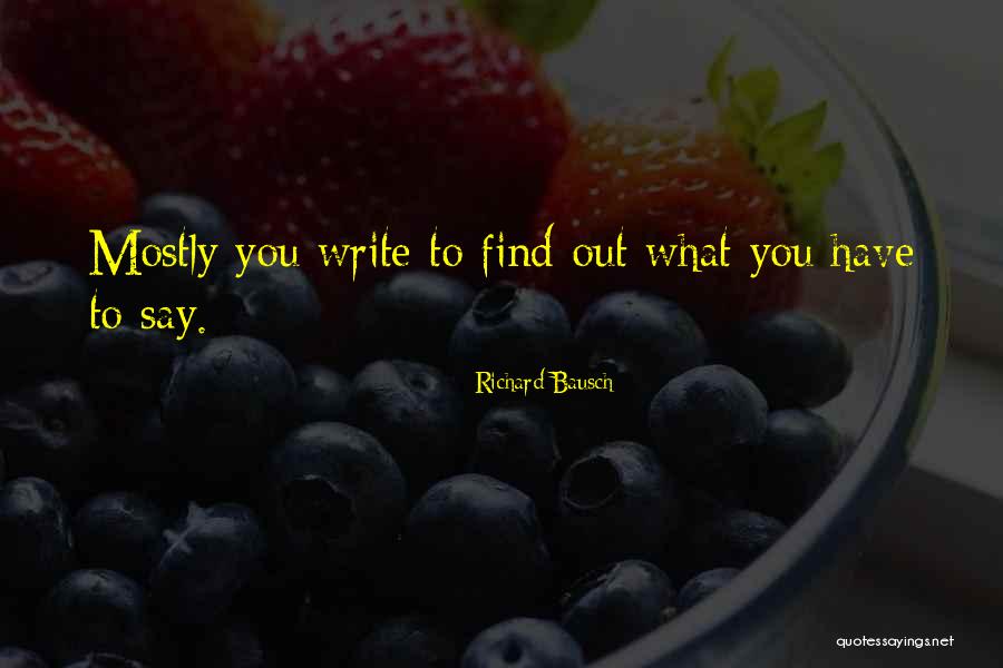 Alfange Espada Quotes By Richard Bausch Alfange Espada Quotes By Richard Bausch