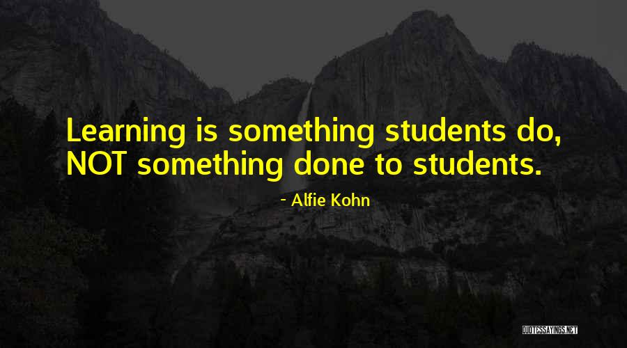 Alfie Quotes By Alfie Kohn