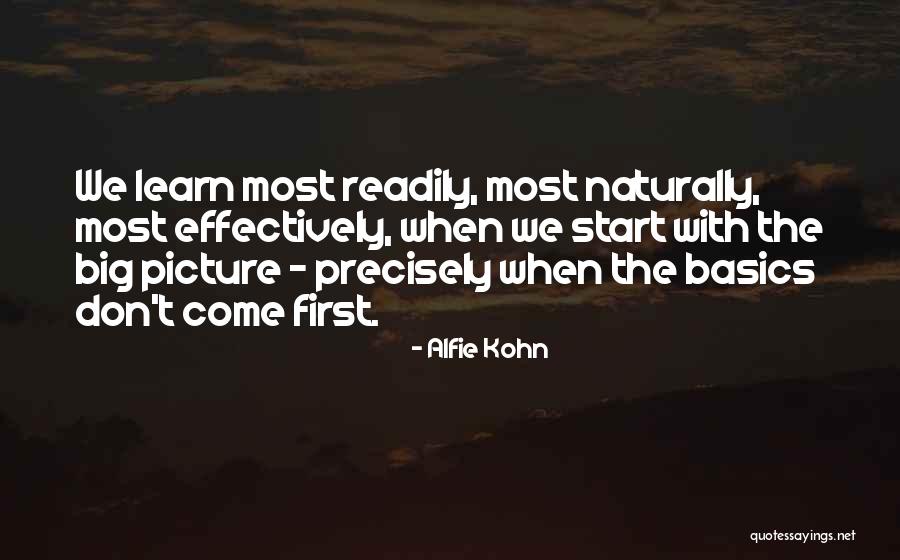 Alfie Quotes By Alfie Kohn