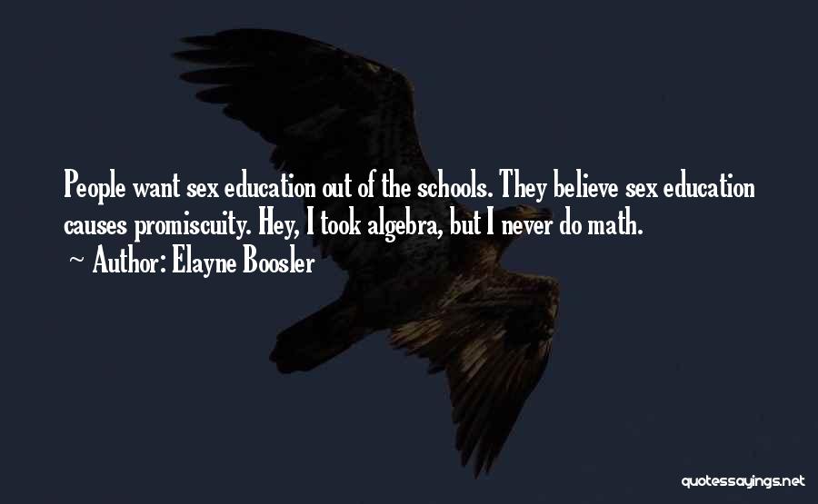 Algebra Quotes By Elayne Boosler