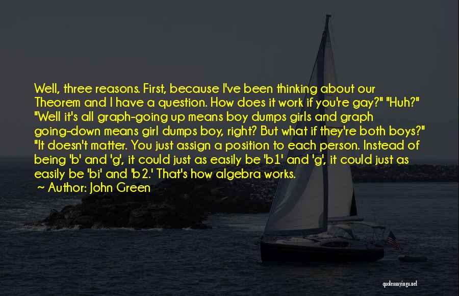 Algebra Quotes By John Green
