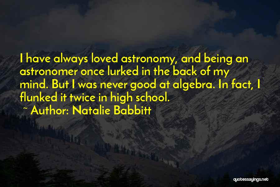 Algebra Quotes By Natalie Babbitt