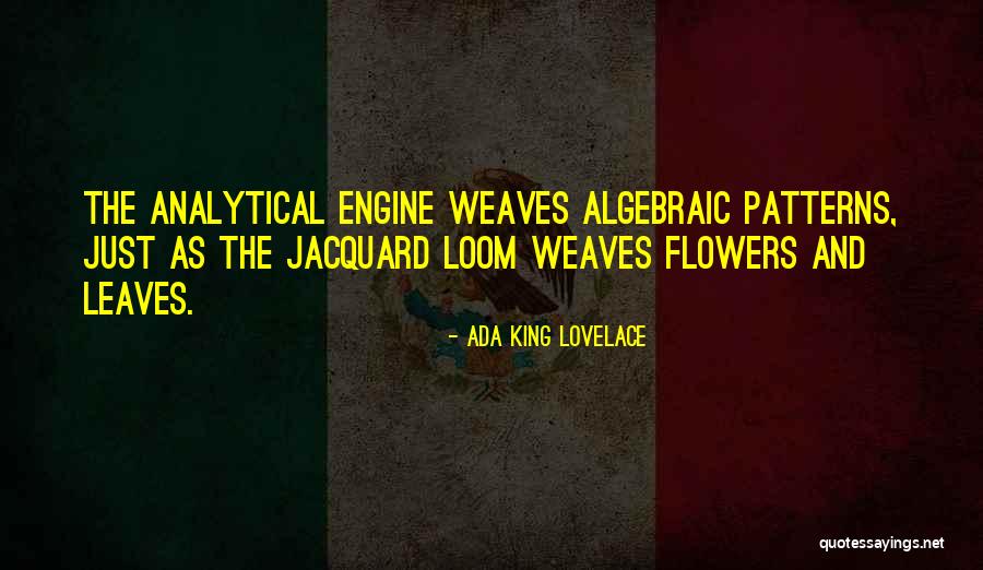 Algebraic Quotes By Ada King Lovelace Algebraic Quotes By Ada King Lovelace