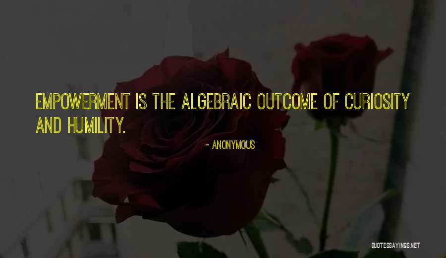 Algebraic Quotes By Anonymous