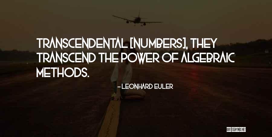 Algebraic Quotes By Leonhard Euler