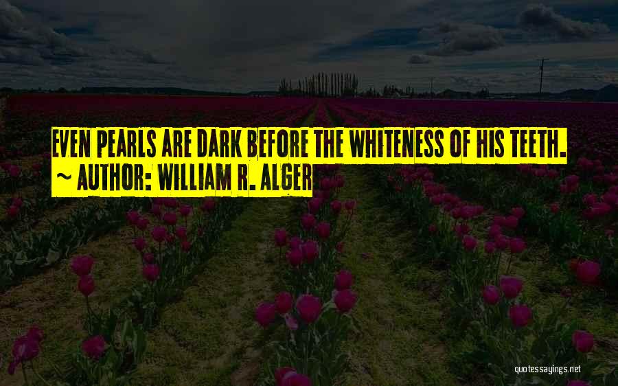 Alger Quotes By William R. Alger