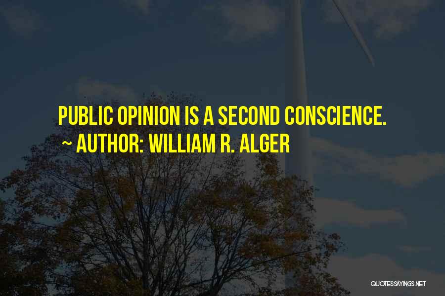 Alger Quotes By William R. Alger