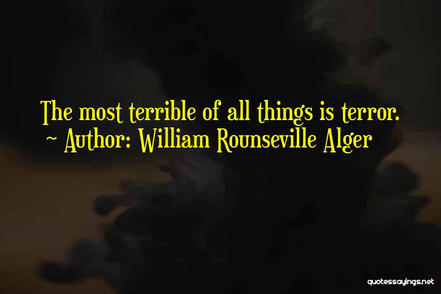 Alger Quotes By William Rounseville Alger