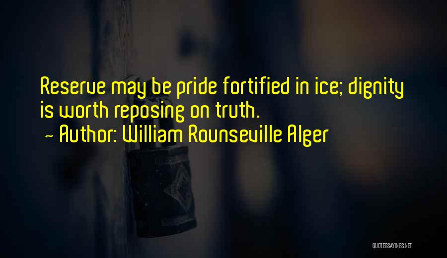 Alger Quotes By William Rounseville Alger