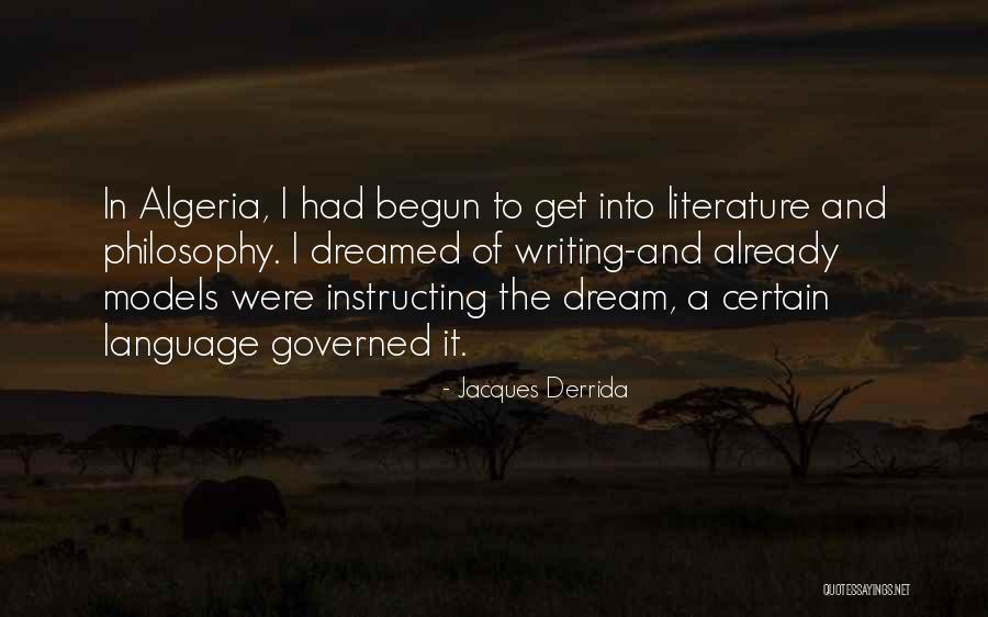 Algeria Quotes By Jacques Derrida