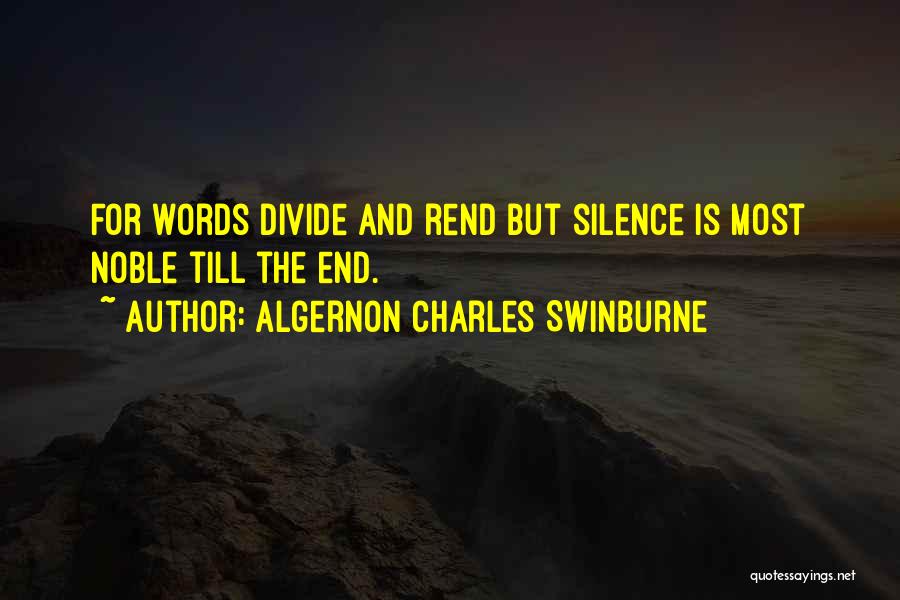 Algernon Quotes By Algernon Charles Swinburne