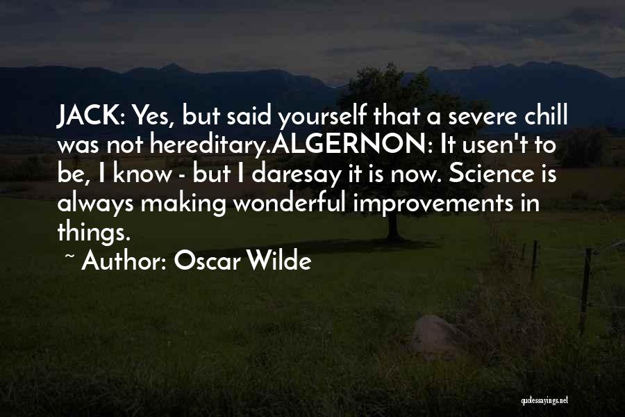 Algernon Quotes By Oscar Wilde