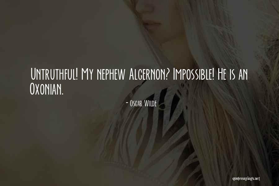 Algernon Quotes By Oscar Wilde Algernon Quotes By Oscar Wilde