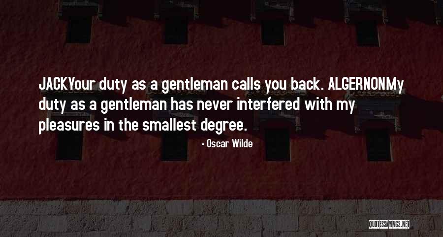 Algernon Quotes By Oscar Wilde