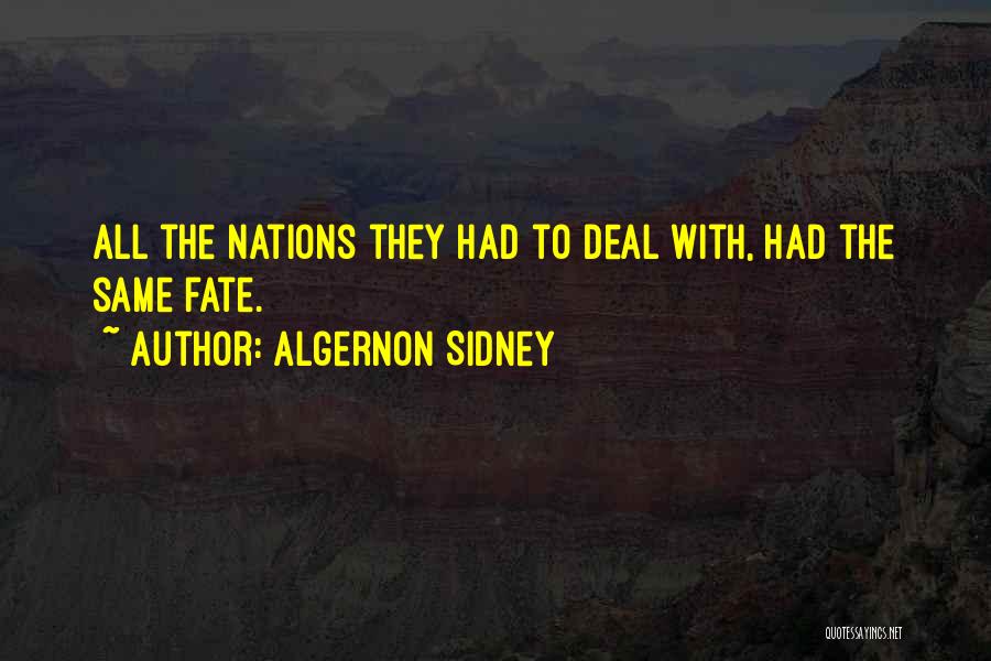 Algernon Sidney Quotes 414457