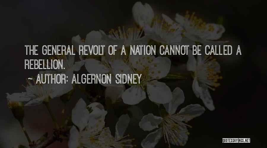 Algernon Sidney Quotes 864482