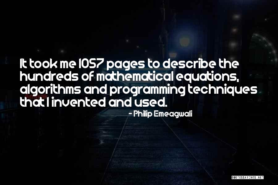 Algorithms Quotes By Philip Emeagwali Algorithms Quotes By Philip Emeagwali