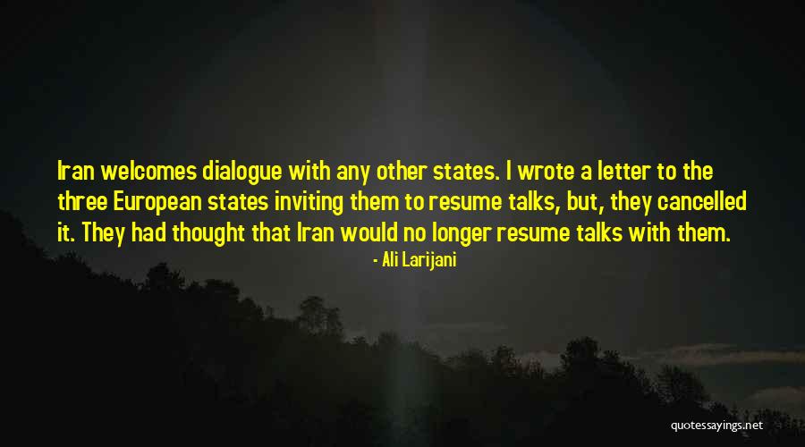 Ali A Quotes By Ali Larijani Ali A Quotes By Ali Larijani