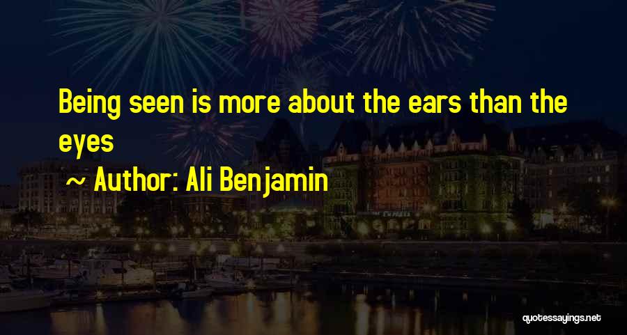 Ali Benjamin Quotes 1183750