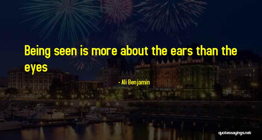 Ali Benjamin Quotes 1183750