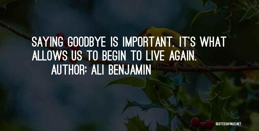 Ali Benjamin Quotes 120285