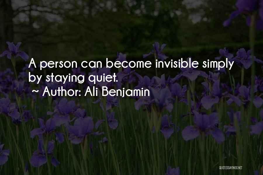 Ali Benjamin Quotes 1801713