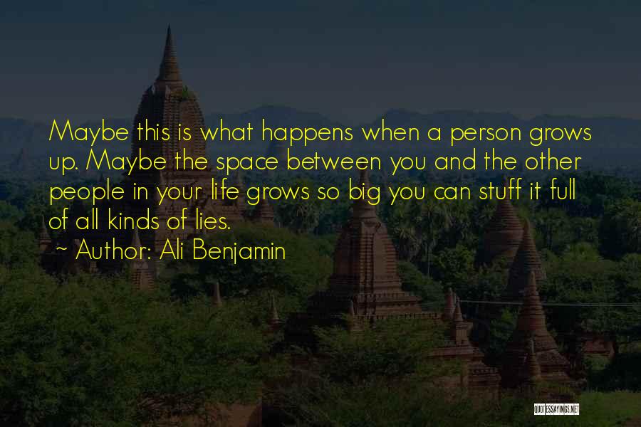 Ali Benjamin Quotes 677182