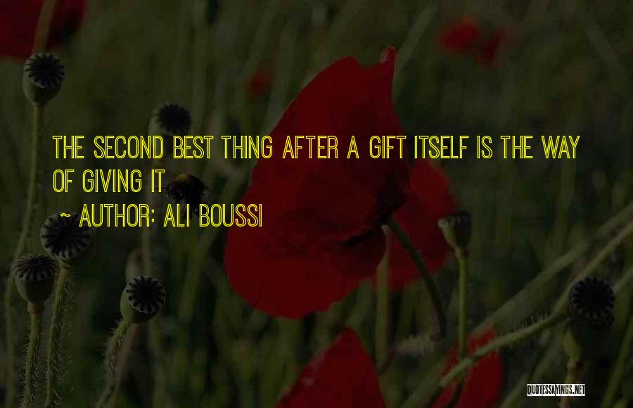 Ali Boussi Quotes 955482