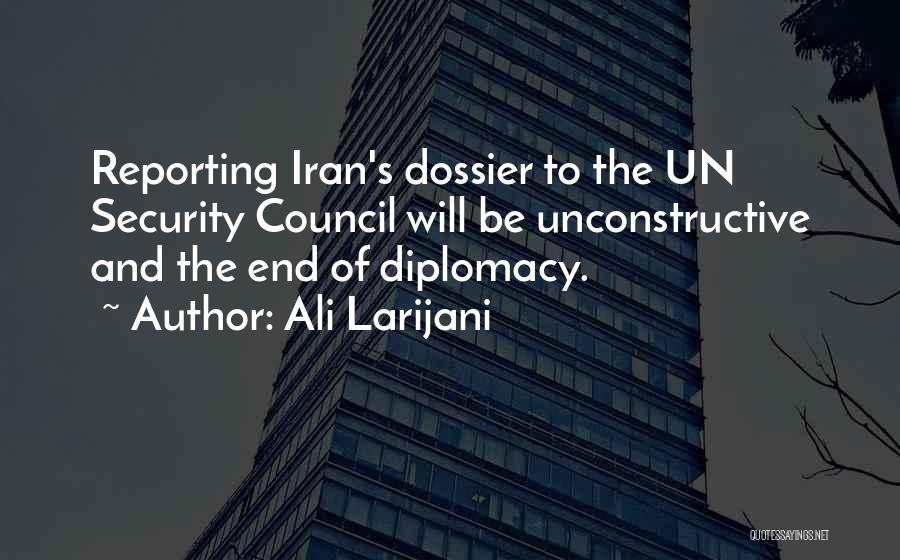 Ali Larijani Quotes 1082979