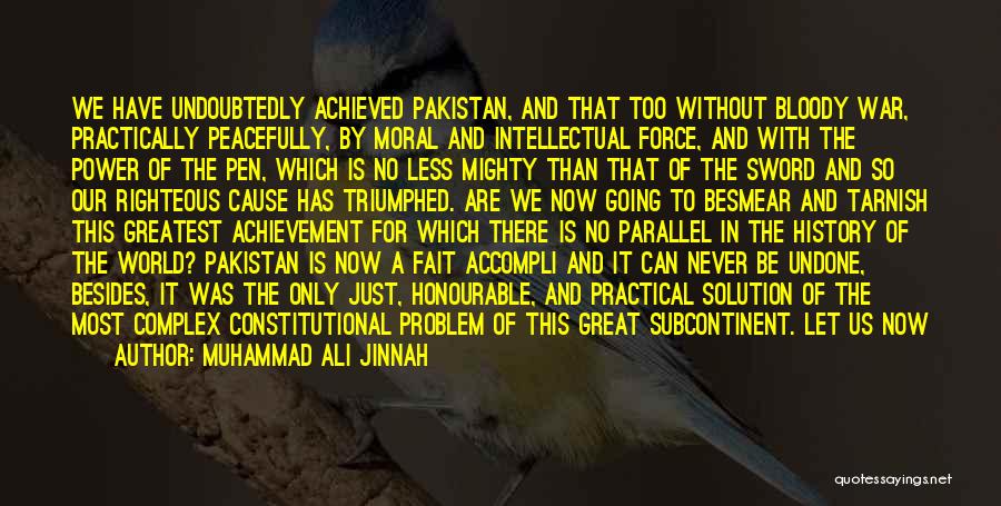 Ali Muhammad Quotes By Muhammad Ali Jinnah