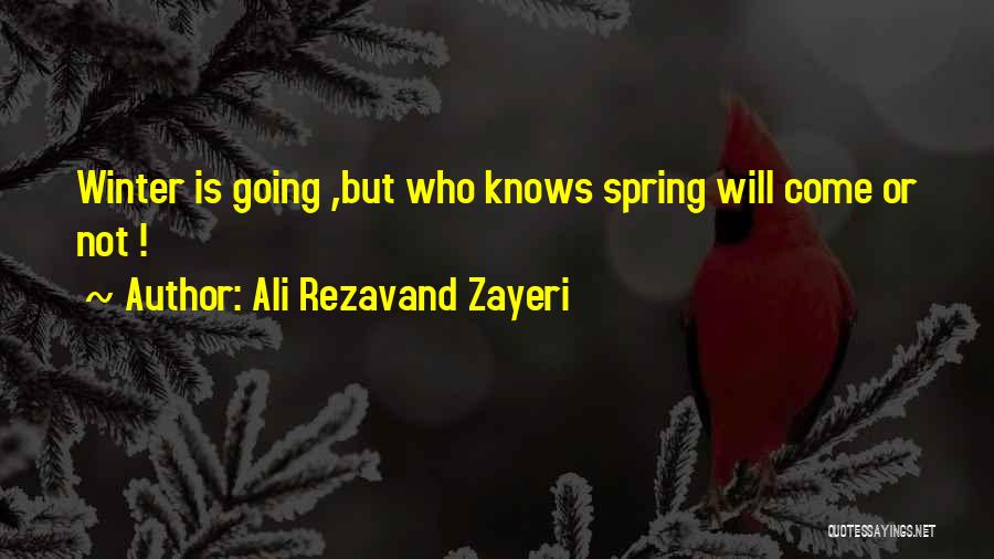 Ali Rezavand Zayeri Quotes 390183