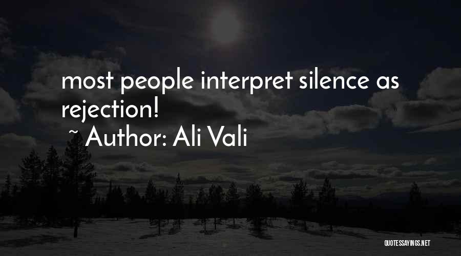 Ali Vali Quotes 291662