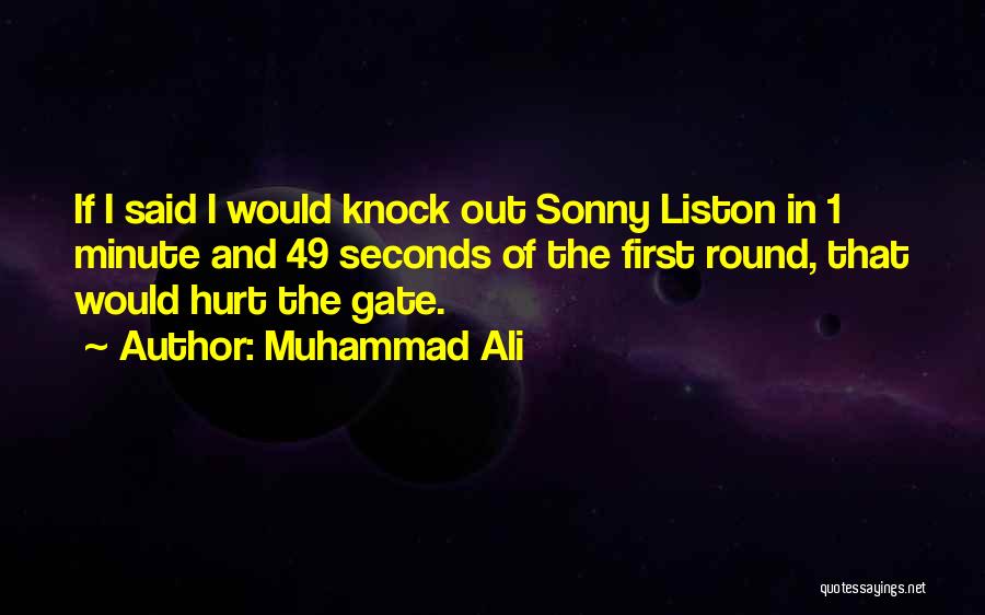 Ali Vs Liston Quotes By Muhammad Ali