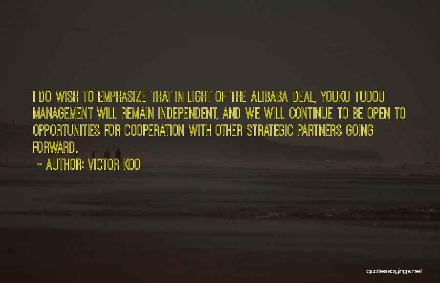 Alibaba Quotes By Victor Koo