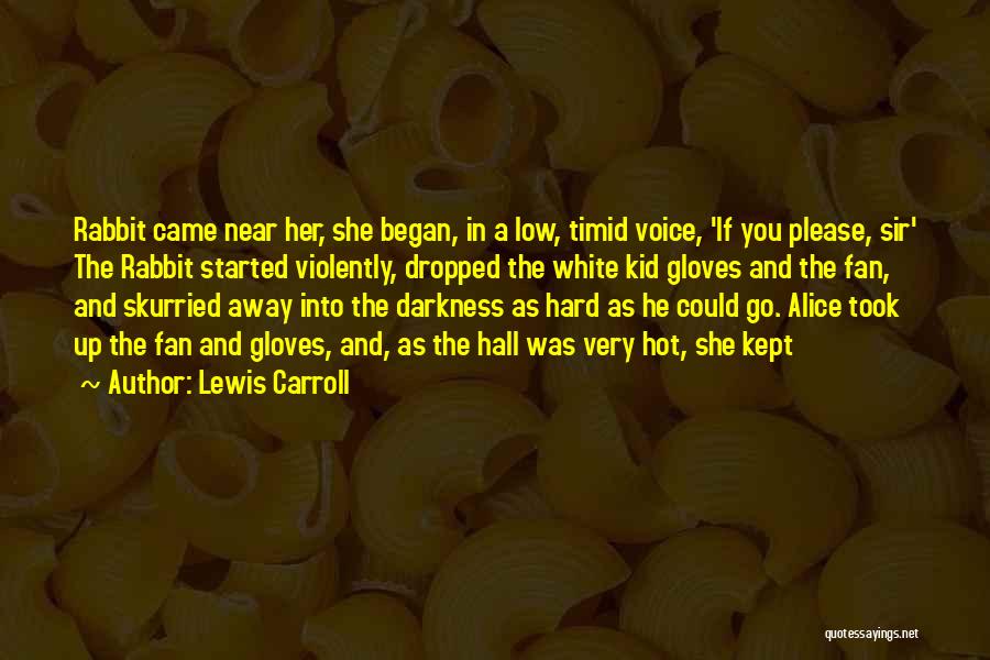Alice And The White Rabbit Quotes By Lewis Carroll