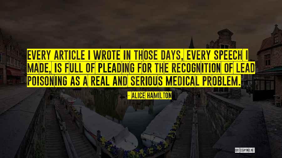 Alice Hamilton Quotes 1188149