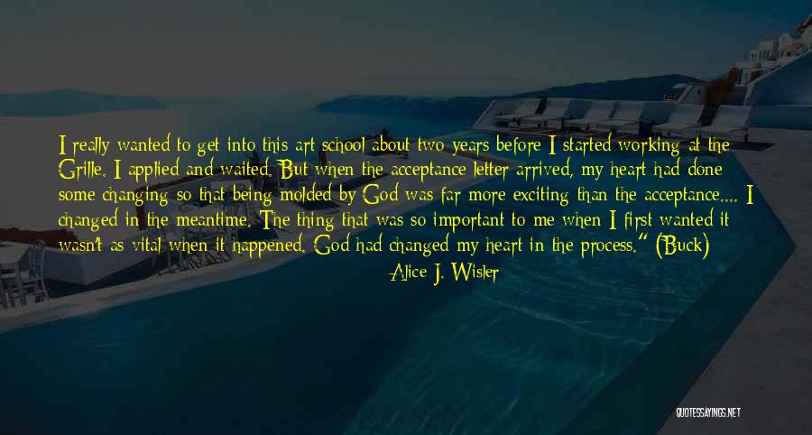 Alice J. Wisler Quotes 1197718